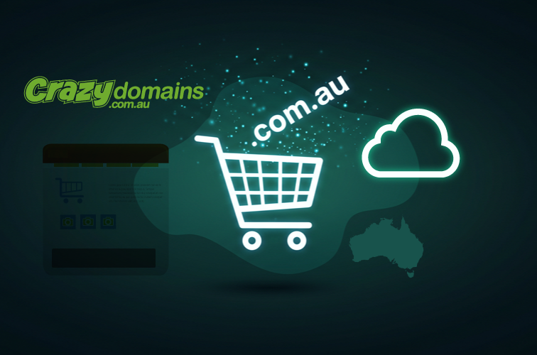 shopping cart cloud icons